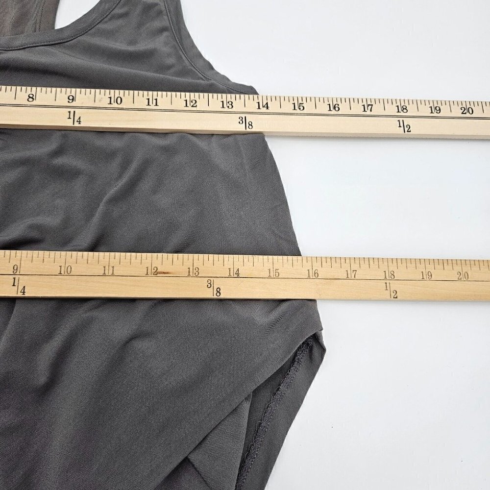 Rag & Bone Adelaide Racerback Mini Dress Gray Women’s Size 4 Ruched Bodycon - Picture 8 of 10